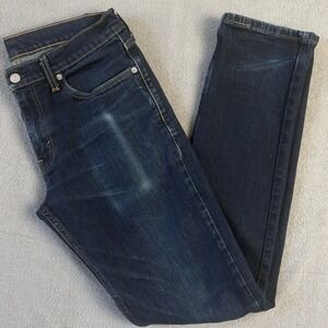 Levi's 511 Jeans Men 32x34 Dark Wash Stretch Straight Leg Denim